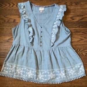 Knox Rose Sleeveless Top Size: XL